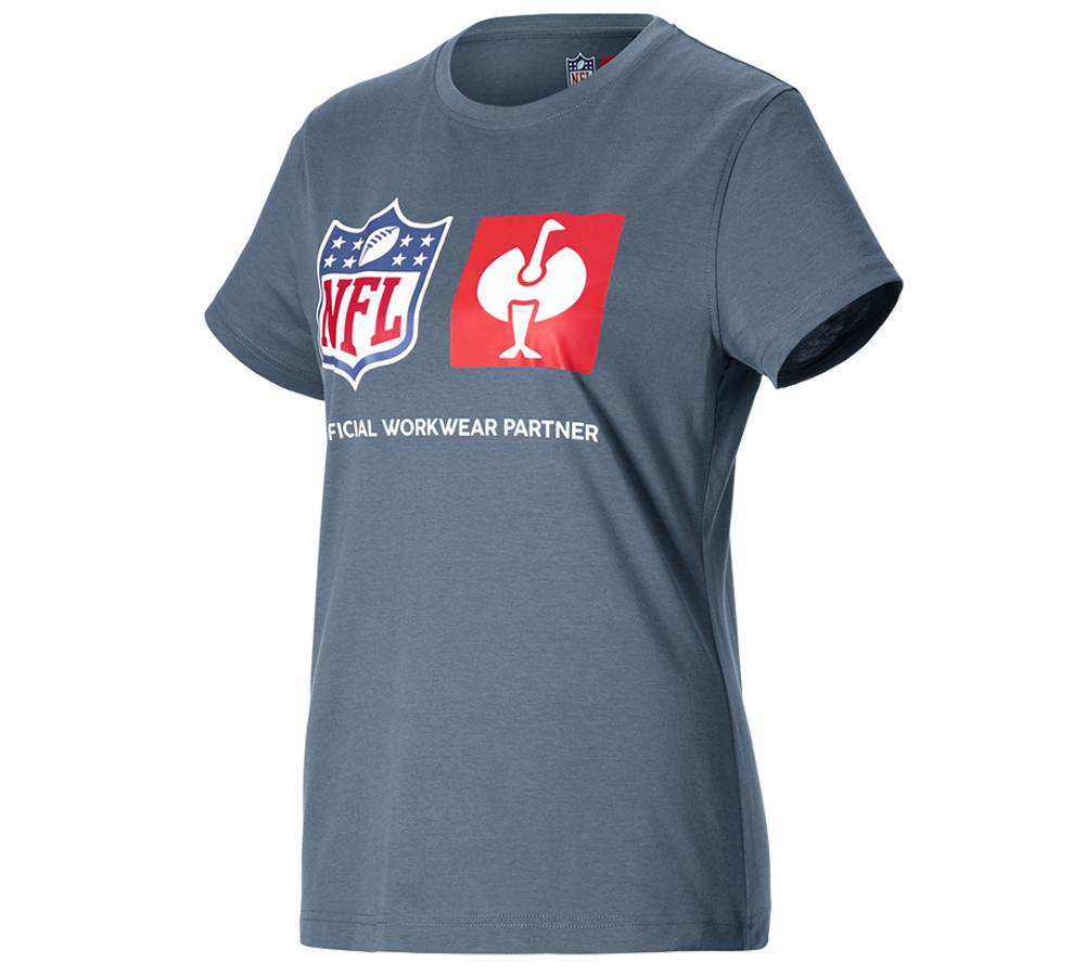 Trička | Svetry | Košile: NFL T-Shirt cotton, ladies + oxidově modrá