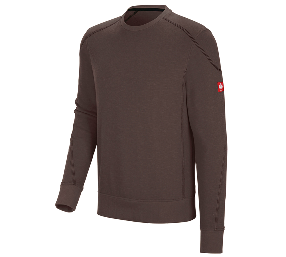 Trička, svetry & košile: Mikina cotton slub e.s.roughtough + kůra