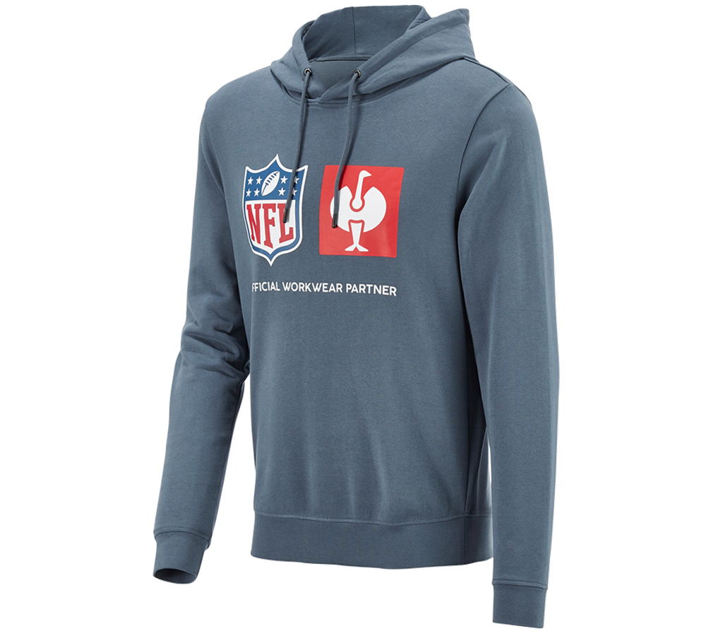 Spolupráce: NFL Hoodie cotton + oxidově modrá