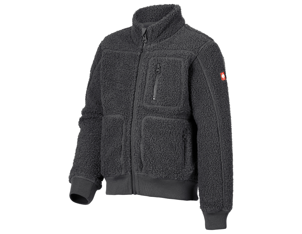 Velké dárky: Bunda z vlákenného rouna e.s.e:pic, dětské + karbonová šedá