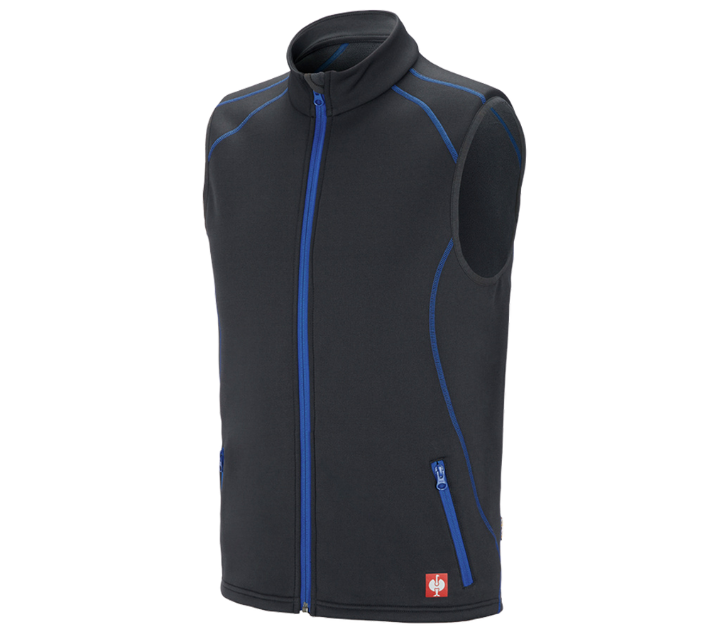 Pracovní vesty: Funkční vesta thermo stretch e.s.motion 2020 + grafit/enciánově modrá