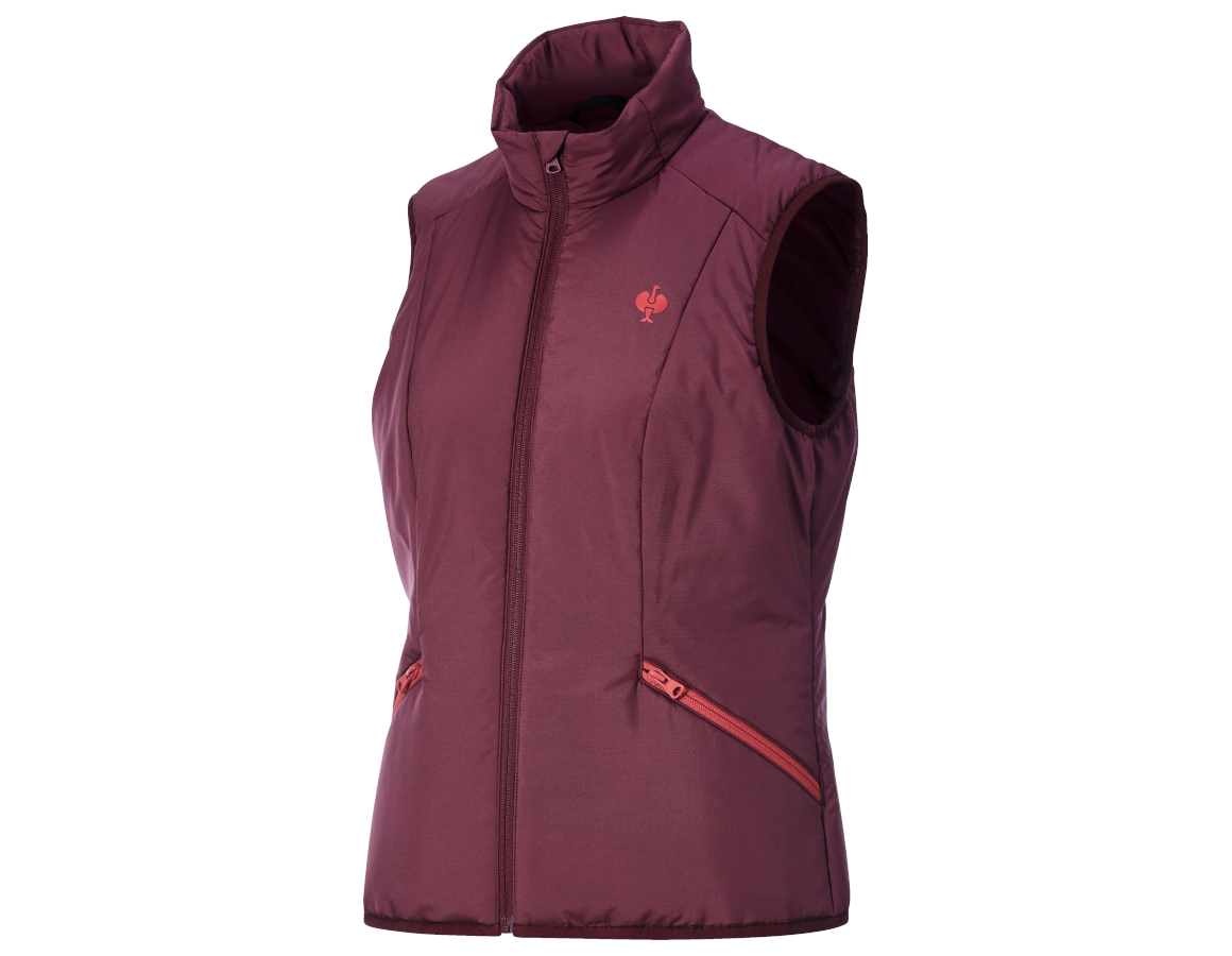 Pracovní vesty: Vesta e.s.trail, dámská + mahagonově červená/opálově červená