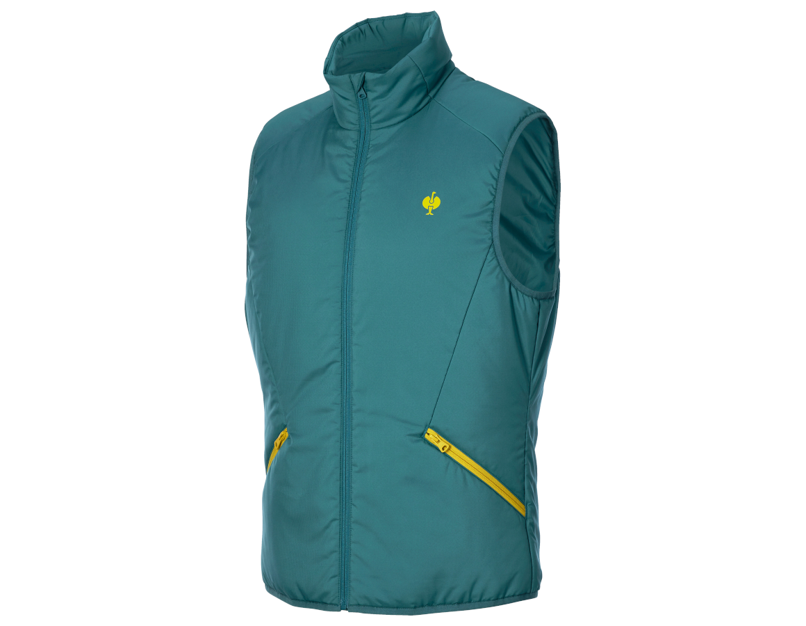 Pracovní vesty: Vesta e.s.trail + smaragdově zelená/chromově žlutá
