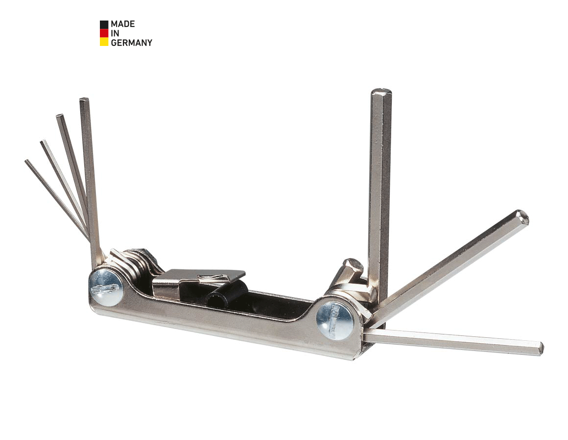 Šroubováky: Sady klíčů s čepy v ručním sklopném držáku