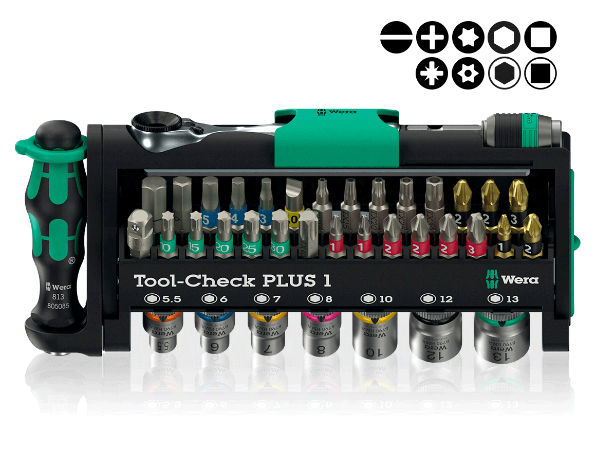Bity: Wera Tool Check PLUS 1, 39dílná sada