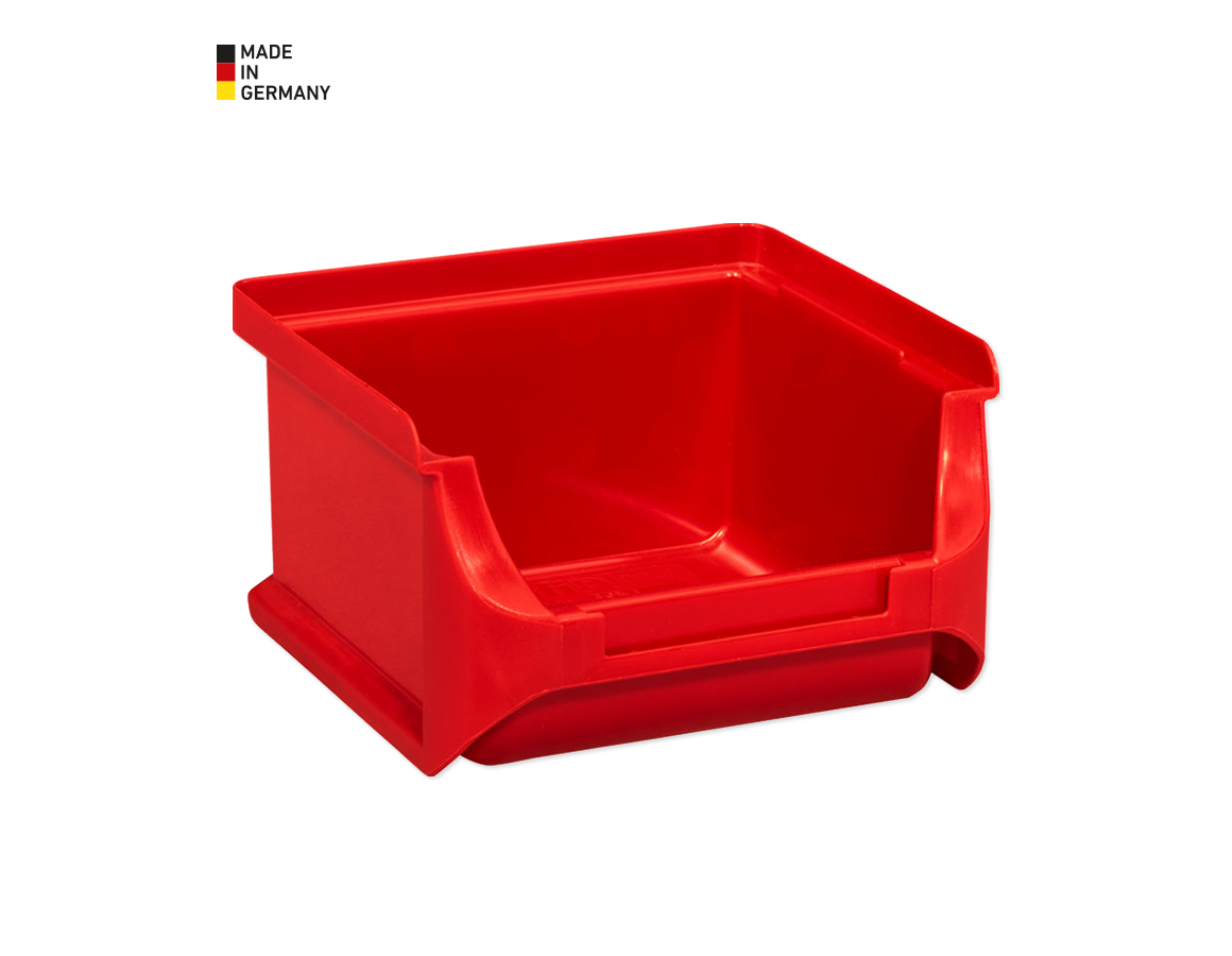 Třídění: Regálový zásobník 1 100x102x60mm + červená