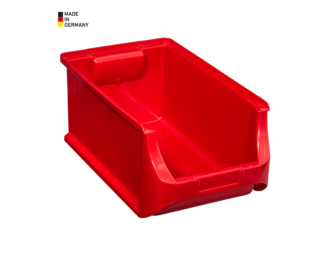 Třídění: Regálový zásobník 4 355x205x150mm + červená
