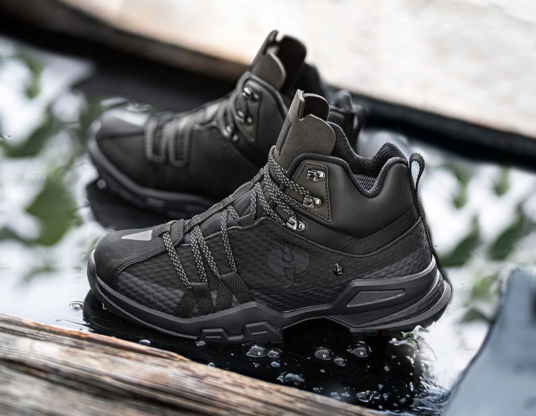 O2: O2 Pracovní obuv e.s. Kobuk mid + černá