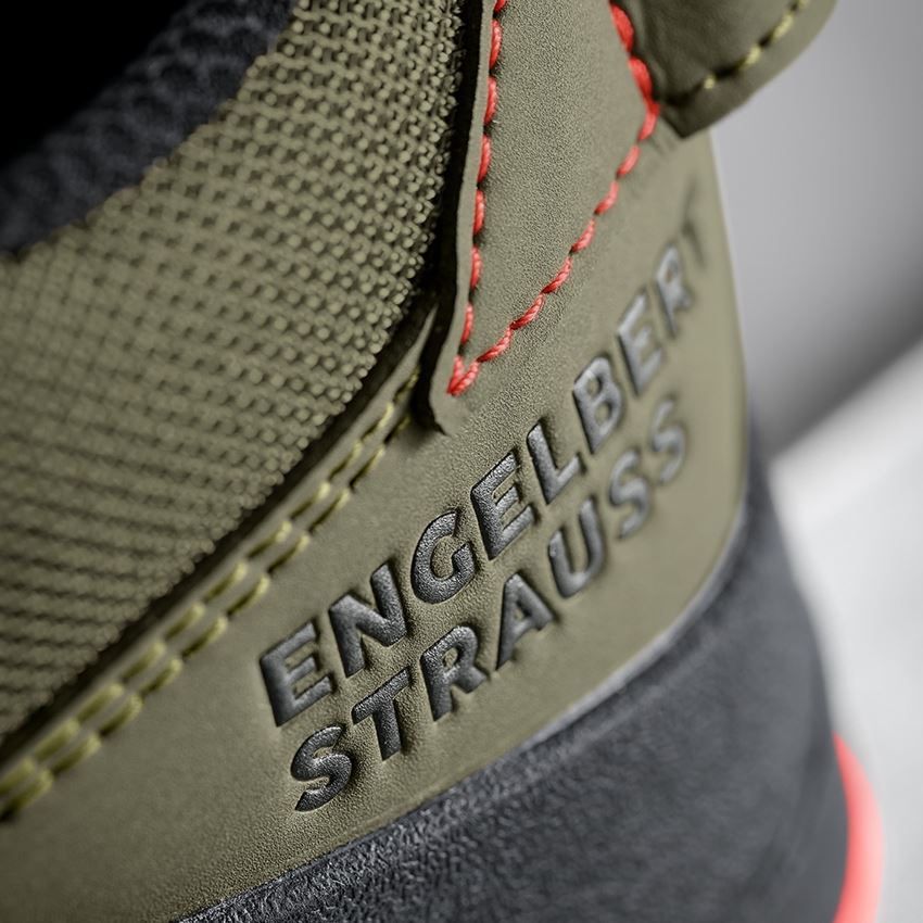 S1: S1 Bezpečnostní polobotky e.s. Nakuru low + kavylová zelená/solární červená 2