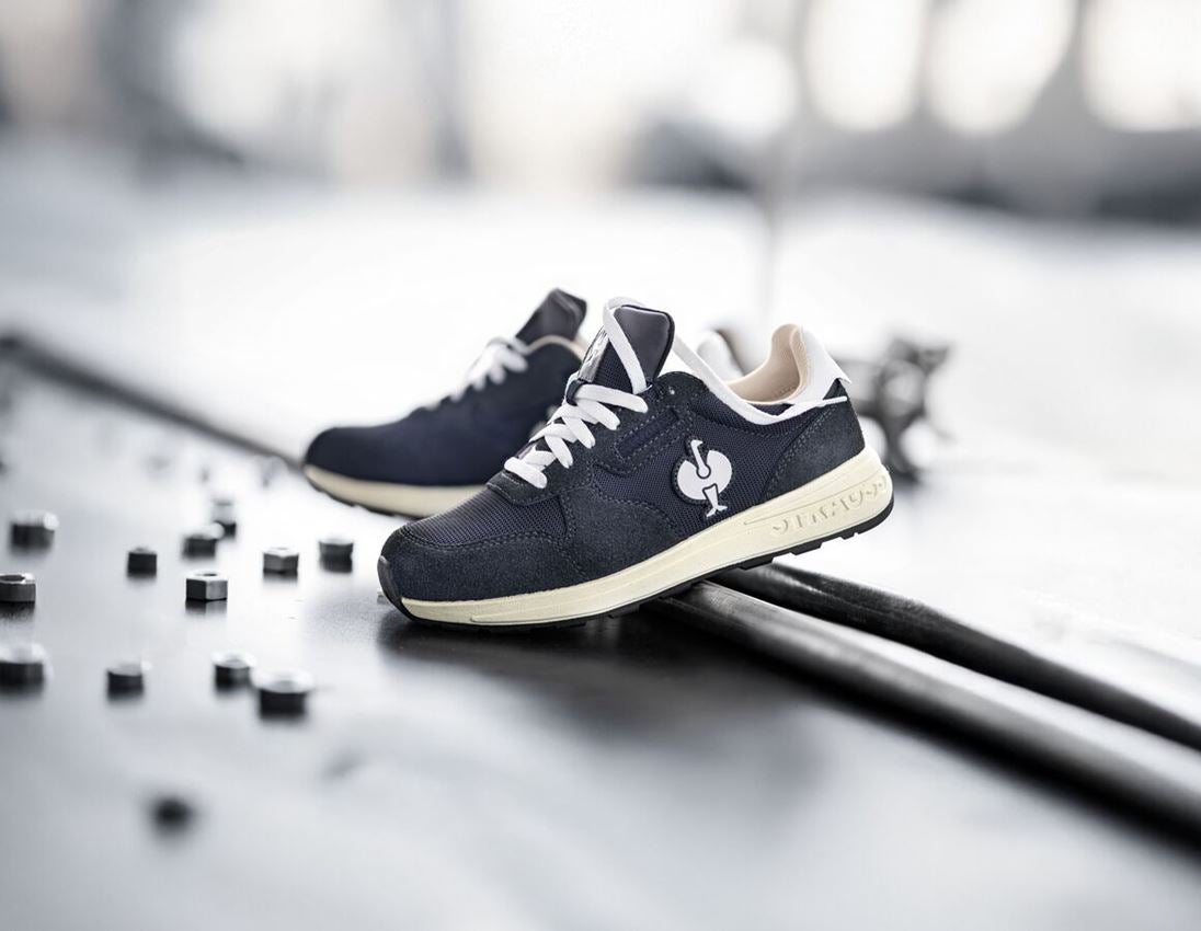 S1: S1 Bezpečnostní obuv e.s. Canberra low + nero modrá