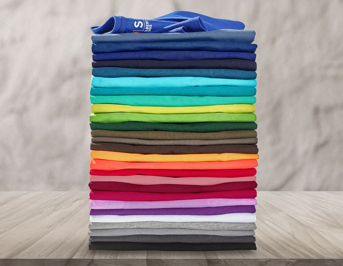 Trička | Svetry | Košile: e.s. Tričko cotton stretch, dámské + oceán 4