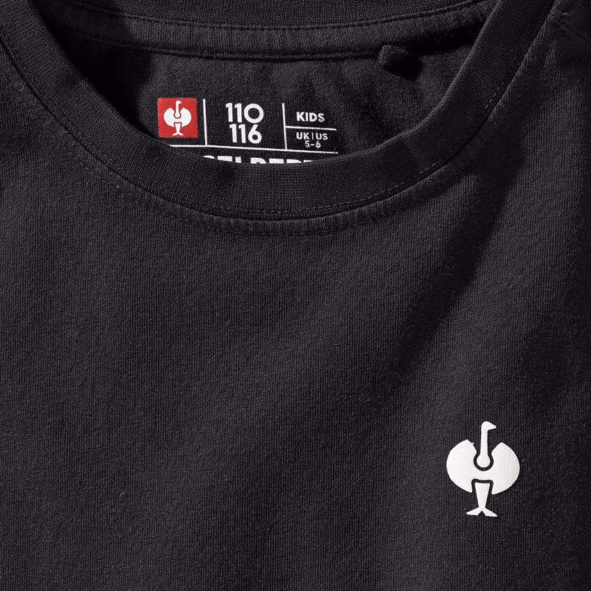 Trička | Svetry | Košile: Tričko e.s.motion ten pure, dětská + oxidově černá vintage 2