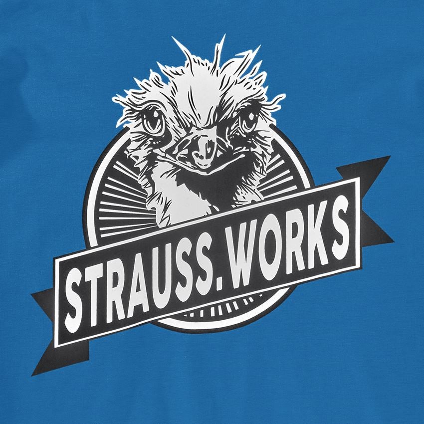 Trička | Svetry | Košile: e.s. Tričko strauss works, dámské + enciánově modrá 2
