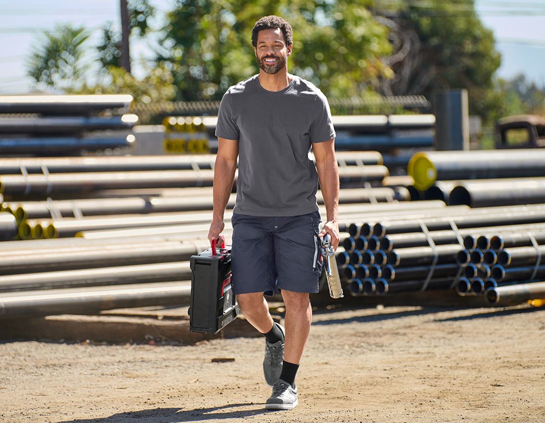 Trička, svetry & košile: e.s. Pique-Tričko cotton light + antracit 2