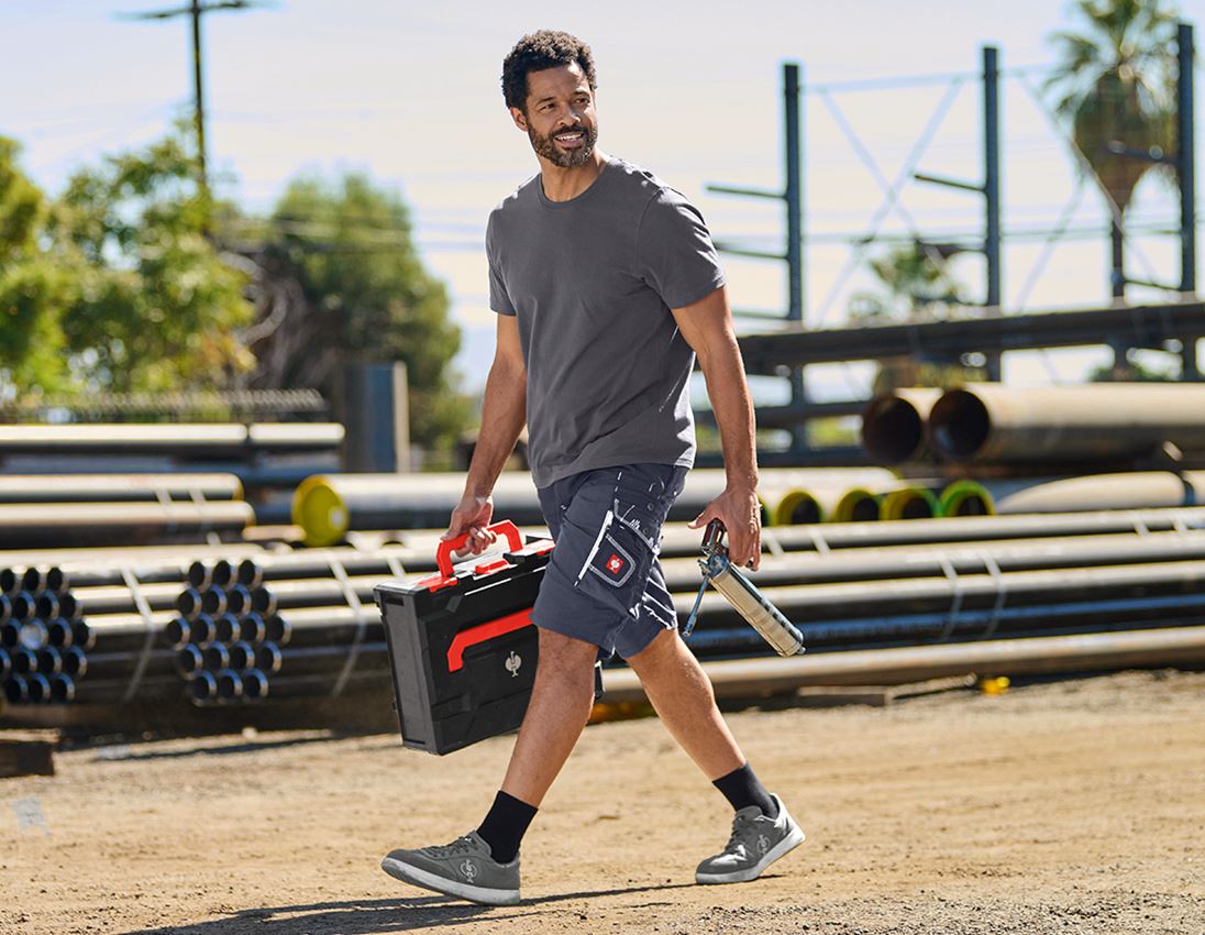 Trička, svetry & košile: e.s. Pique-Tričko cotton light + antracit 3