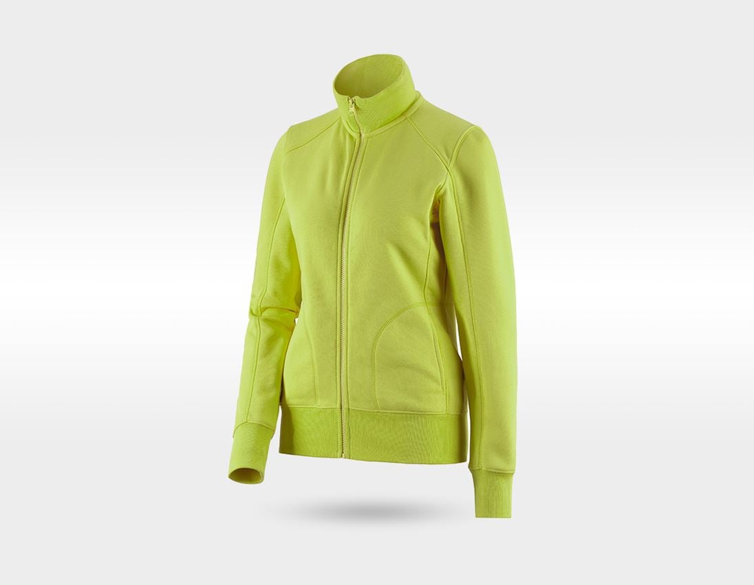 Oděvy: SADA: Bunda Sweat+Hoody-Bunda Sw. poly cotton,d + májové zelená