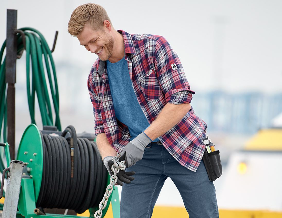 Témata: Kostkovaná košile e.s.vintage + červená károvaná 1