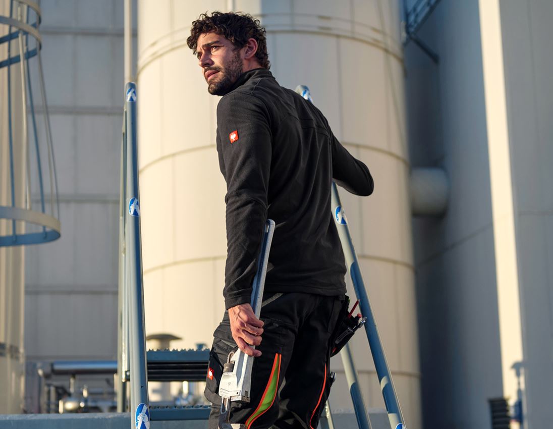 Zimní: Fleecový troyer e.s.motion 2020 + černá 1