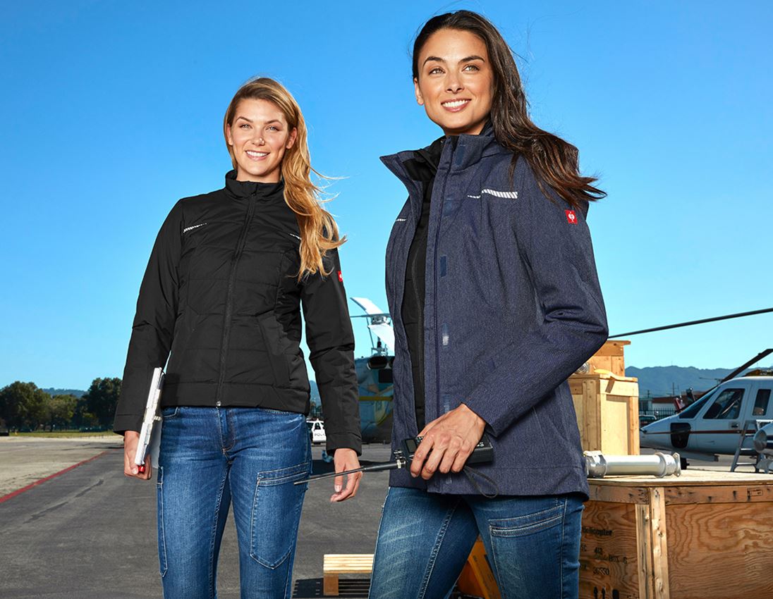 Pracovní bundy: Windbreaker e.s.motion denim, dámské + černá 2
