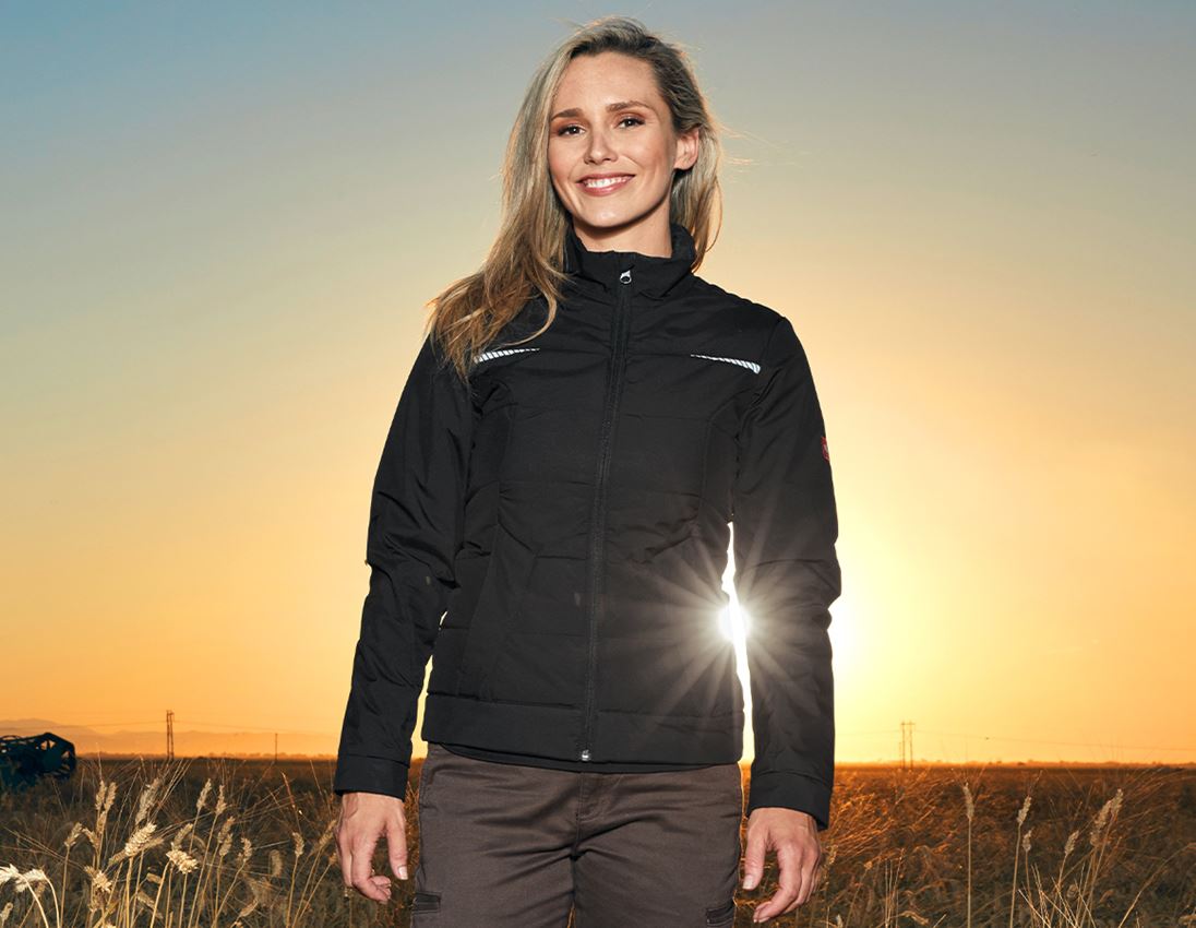 Pracovní bundy: Windbreaker e.s.motion denim, dámské + černá 3