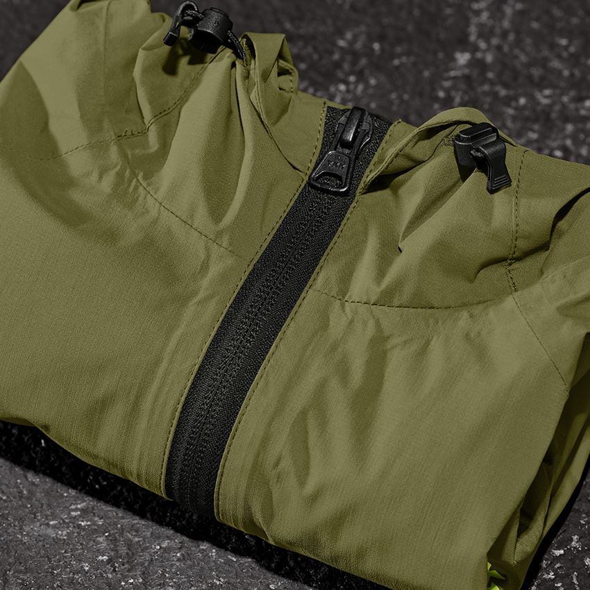 Pracovní bundy: Větrovka light-pack e.s.trail + jalovcová zelená/citronově zelená 2