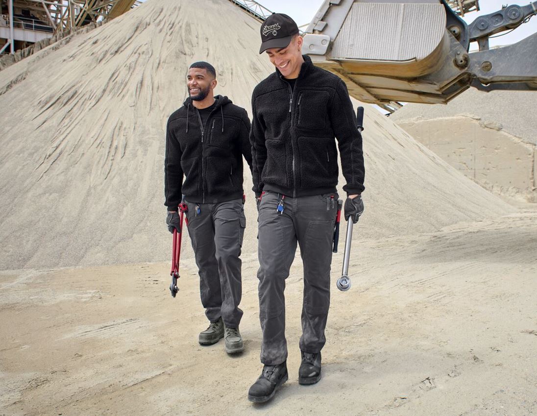 Oděvy: Bunda z vlákenného rouna e.s.e:pic + černá 2