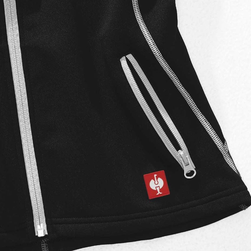 Pracovní vesty: Vesta thermo stretch e.s.motion 2020,  dámská + černá/platinová 2