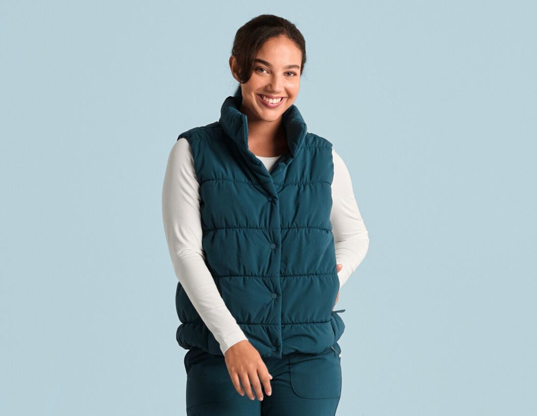 Pracovní vesty: Vesta e.s.avida, dámská + mořská modrá