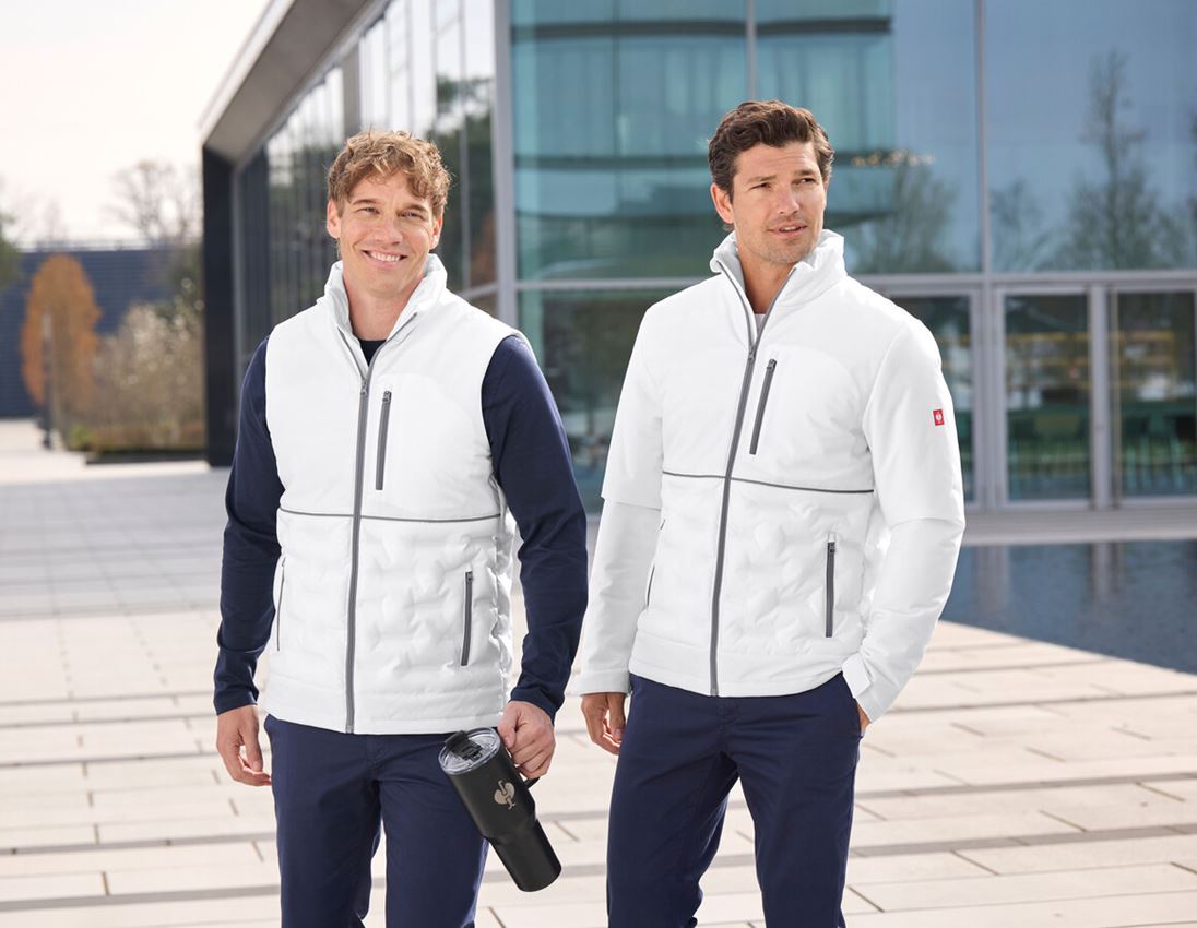 Témata: Zimní vesta Padded e.s.line.core + bílá/platinová 4