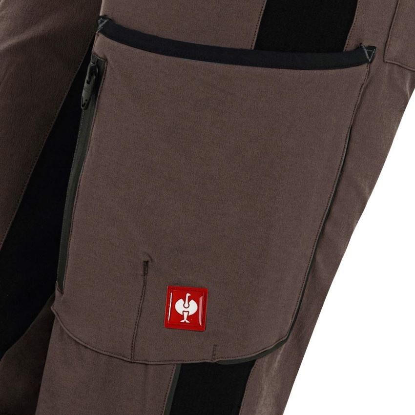 Témata: Cargo kalhoty e.s.vision stretch, dámské + kaštan/černá 2