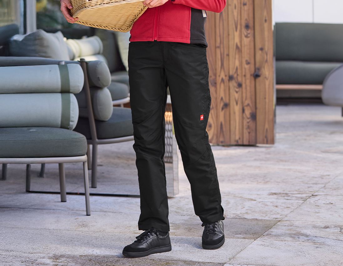 Pracovní kalhoty: e.s. Pracovní kalhoty base, dámské + černá 1