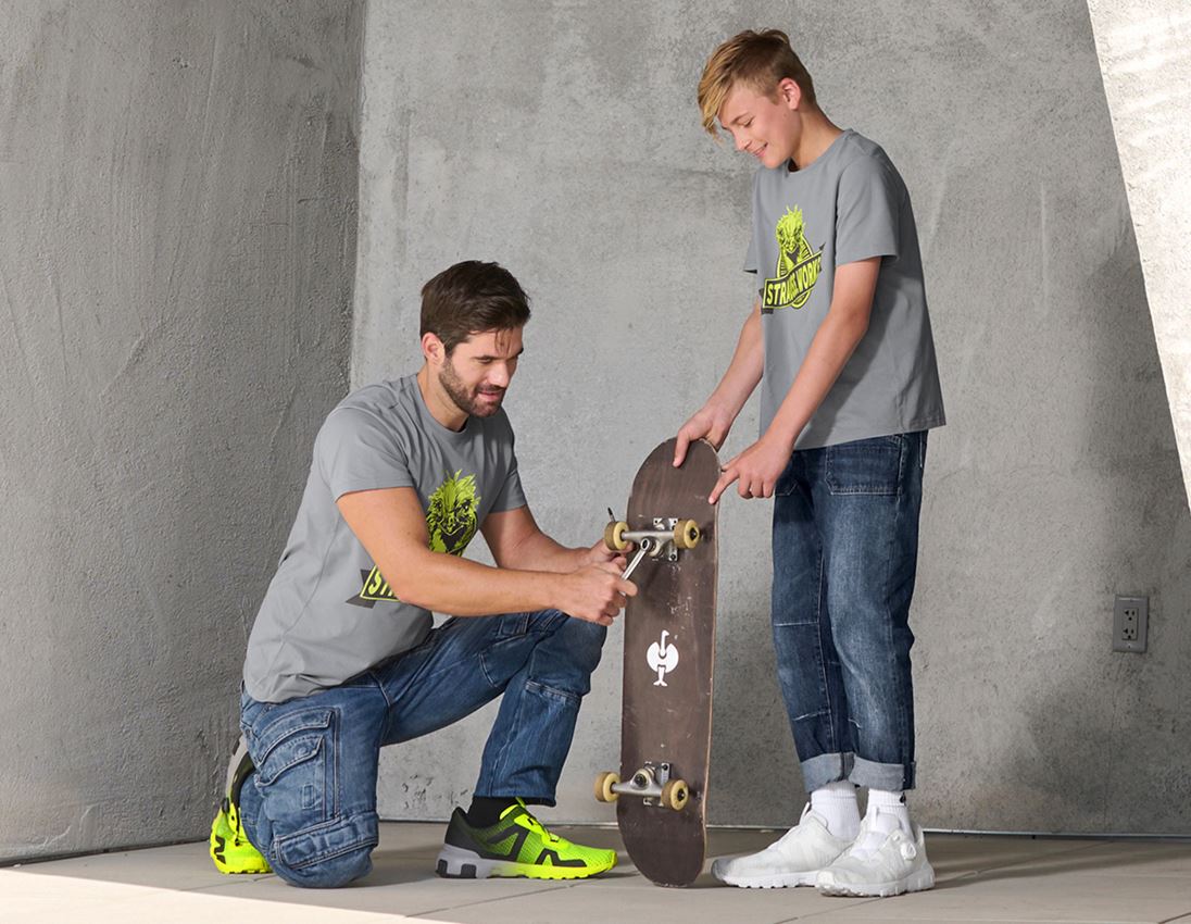 Pracovní kalhoty: e.s. Pracovní džíny cargo POWERdenim + stonewashed 6