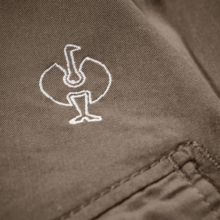Pracovní kalhoty: Cargo kalhoty e.s. ventura vintage, dámské + stínově hnědá 2