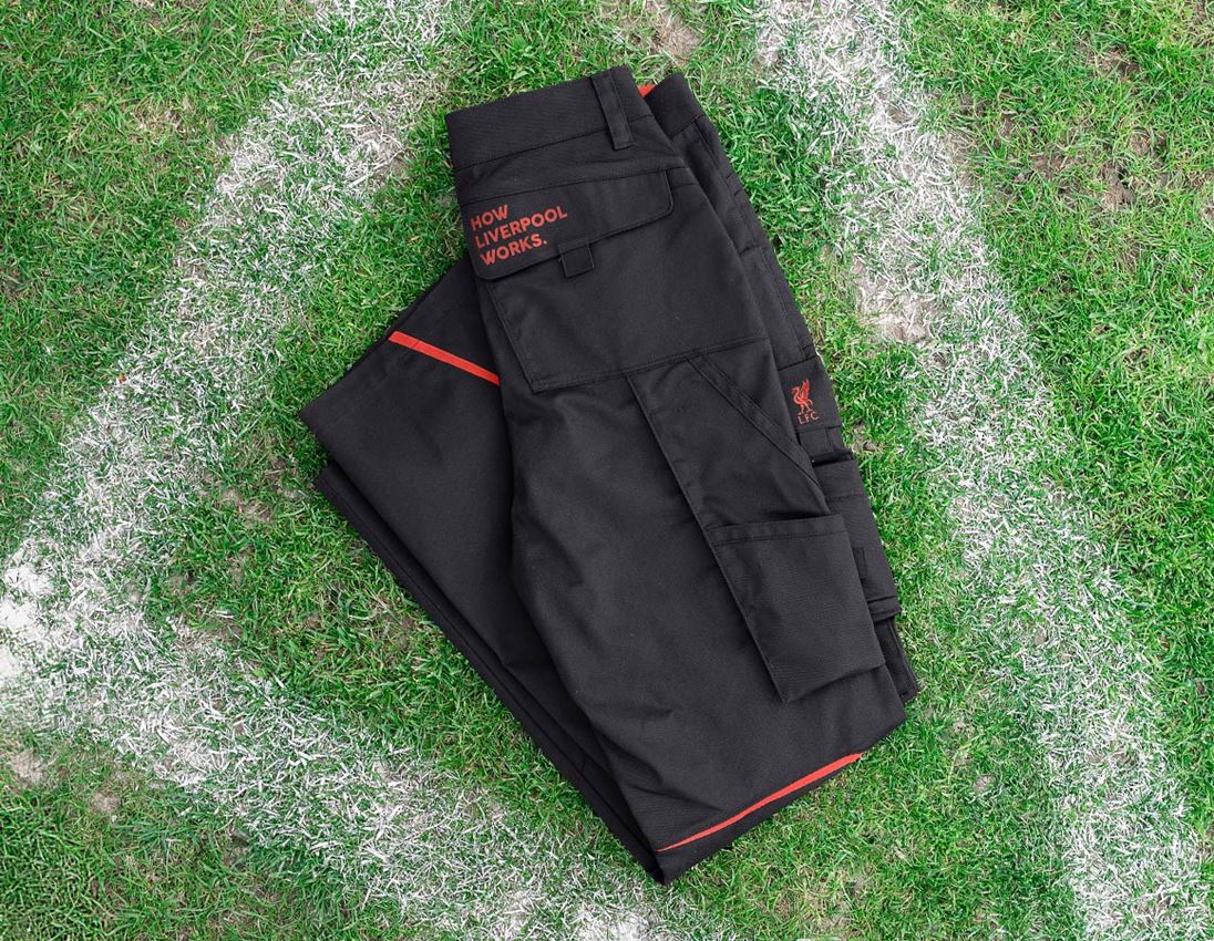 Větší dárky: LFC Work Trousers + black/straussred 3