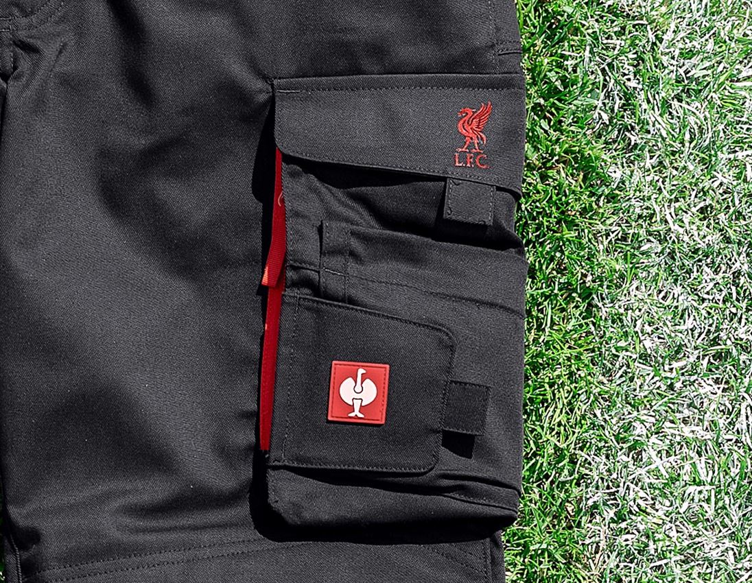 Větší dárky: LFC Work Trousers + black/straussred