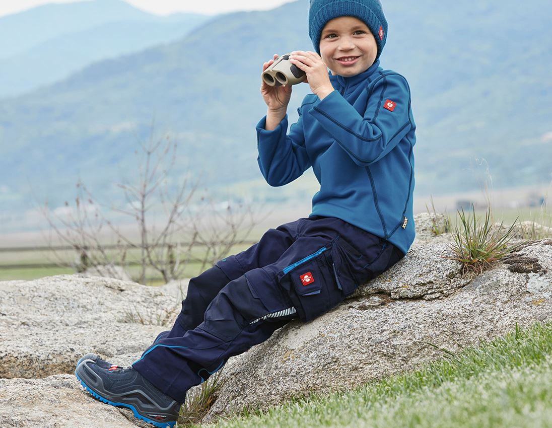 Kalhoty: Kalhoty do pasu e.s.motion 2020, dětské + tmavomodrá/atol 1