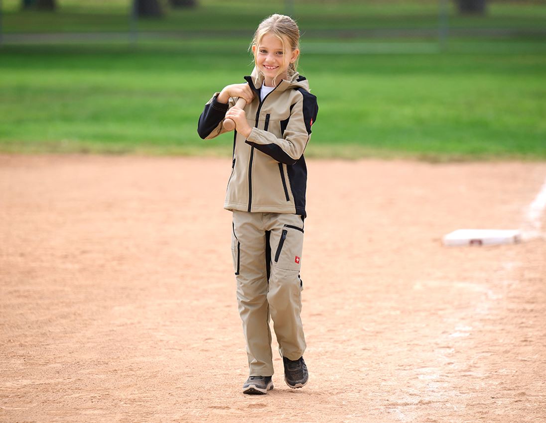 Kalhoty: Zimní kalhoty do pasu e.s.vision, dětská + jíl/černá 2