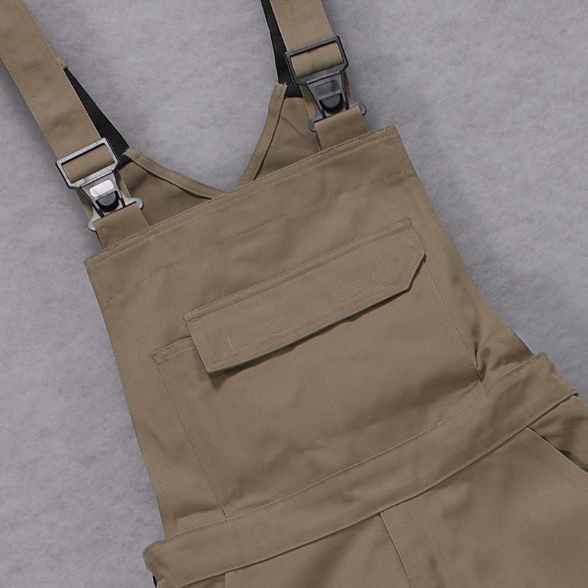 Pracovní kalhoty: STONEKIT Kalhoty s laclem Aalborg + khaki 2