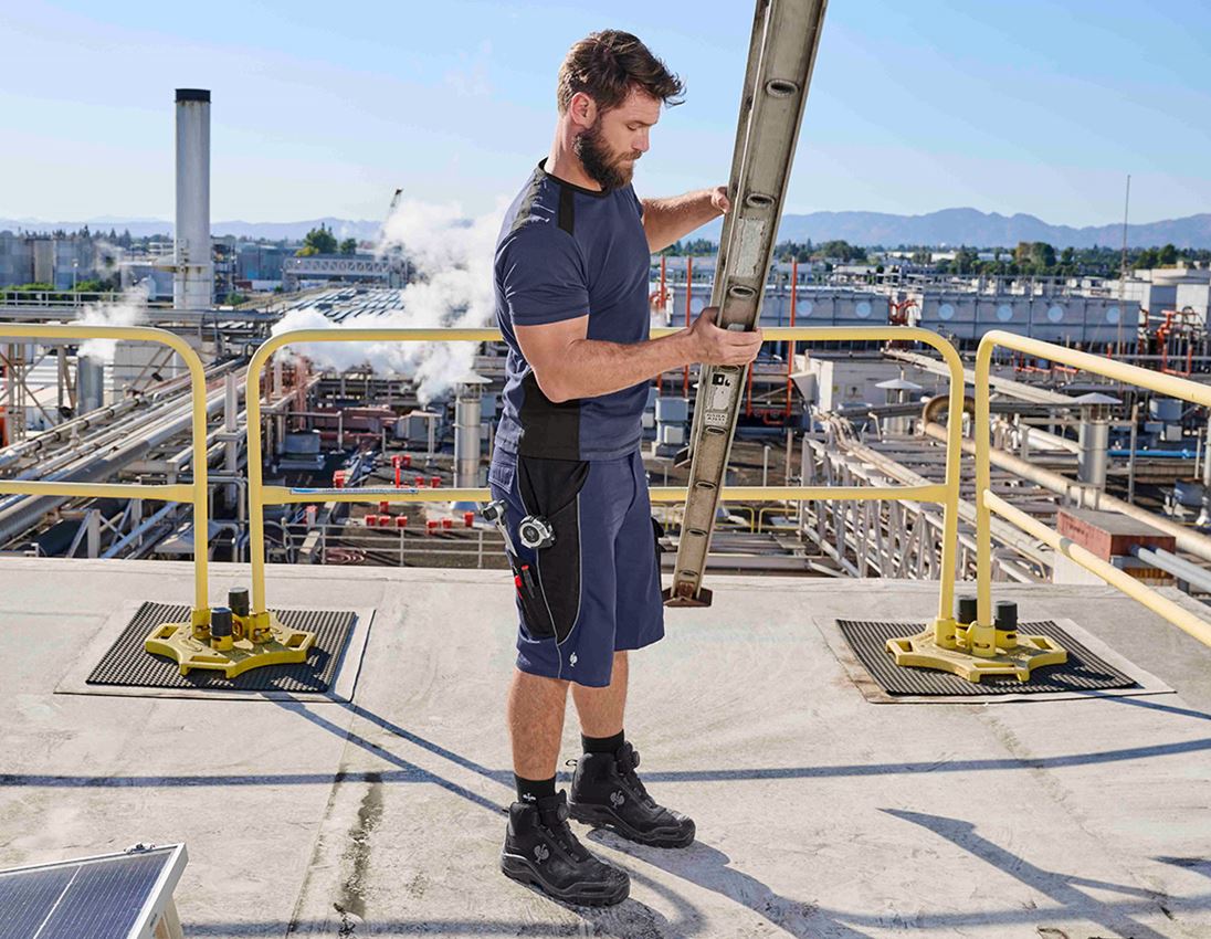 Pracovní kalhoty: Šortky e.s.active + tmavomodrá/černá 4