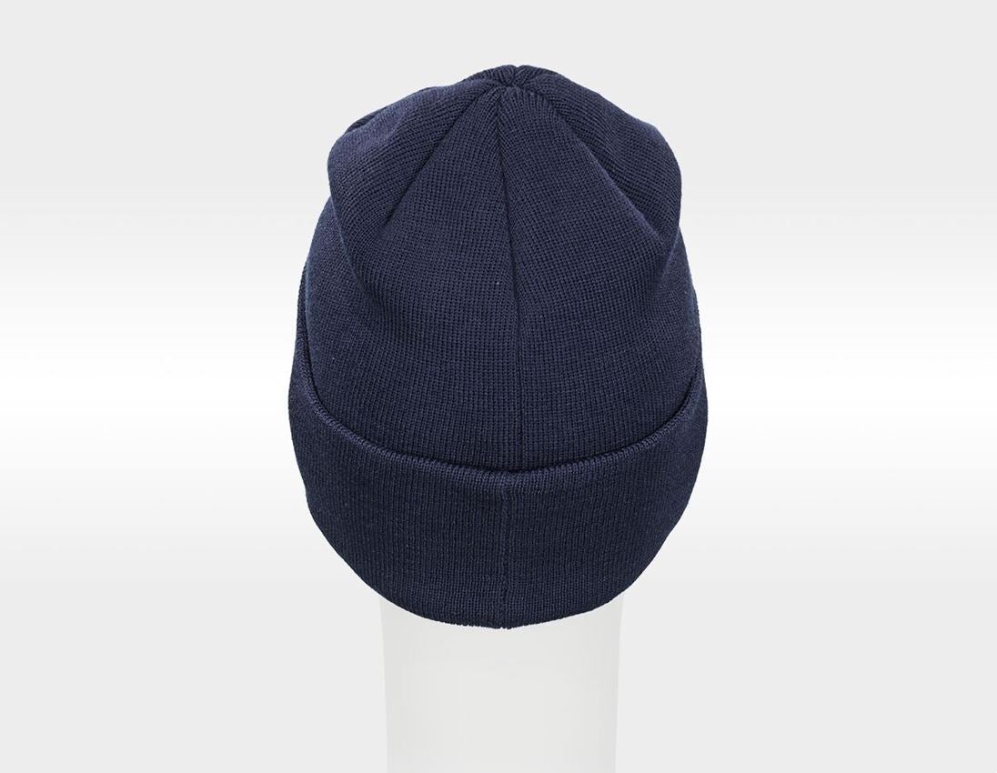 Témata: Pletená čepice e.s.line.core + tmavomodrá 4