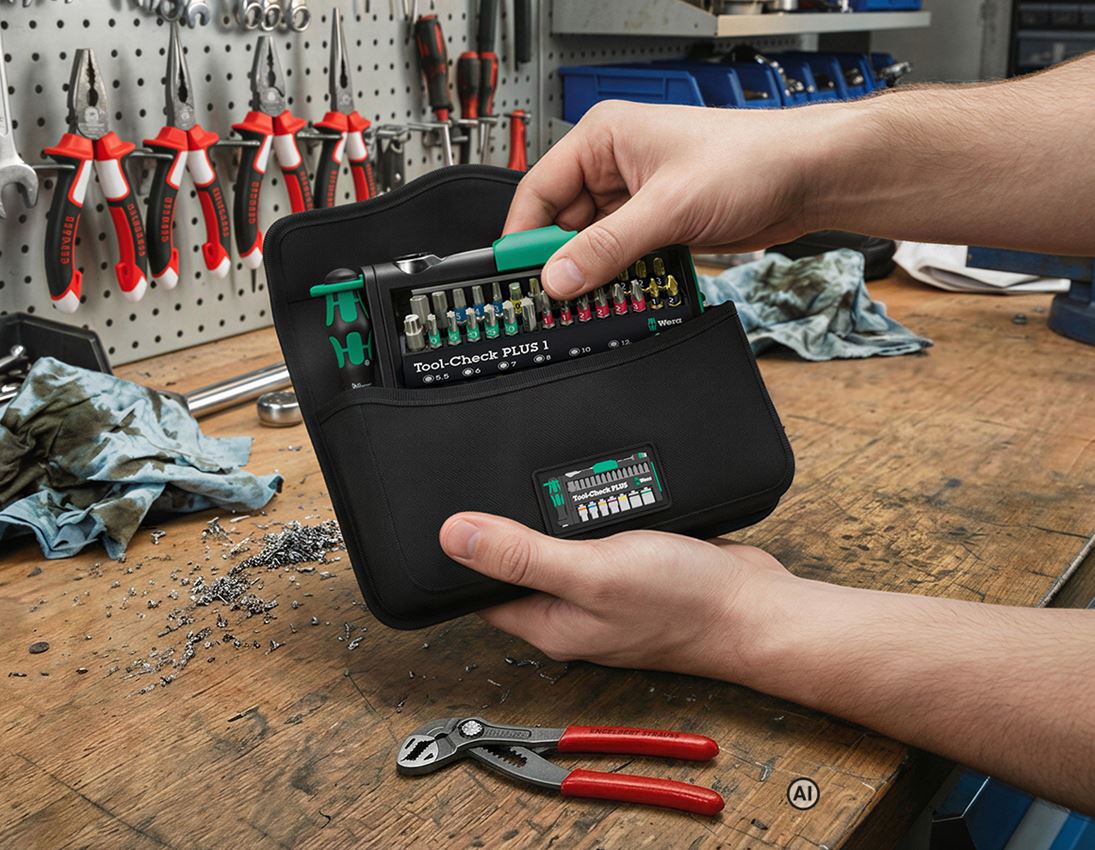 Vygenerováno / upraveno pomocí AI - Nářadí: Wera Tool-Check Combi