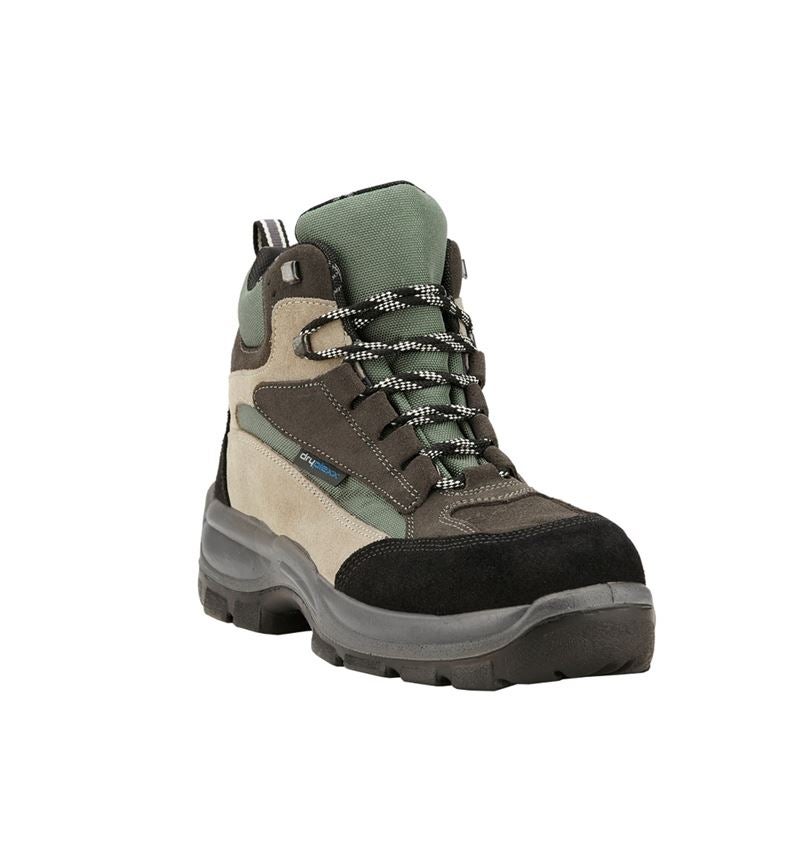 S3: S3 Bezpečnostní obuv Rhön + olivová/khaki 2