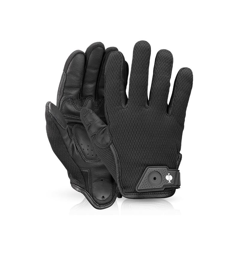 Hybridní: e.s. Montážní rukavice Protect light + černá