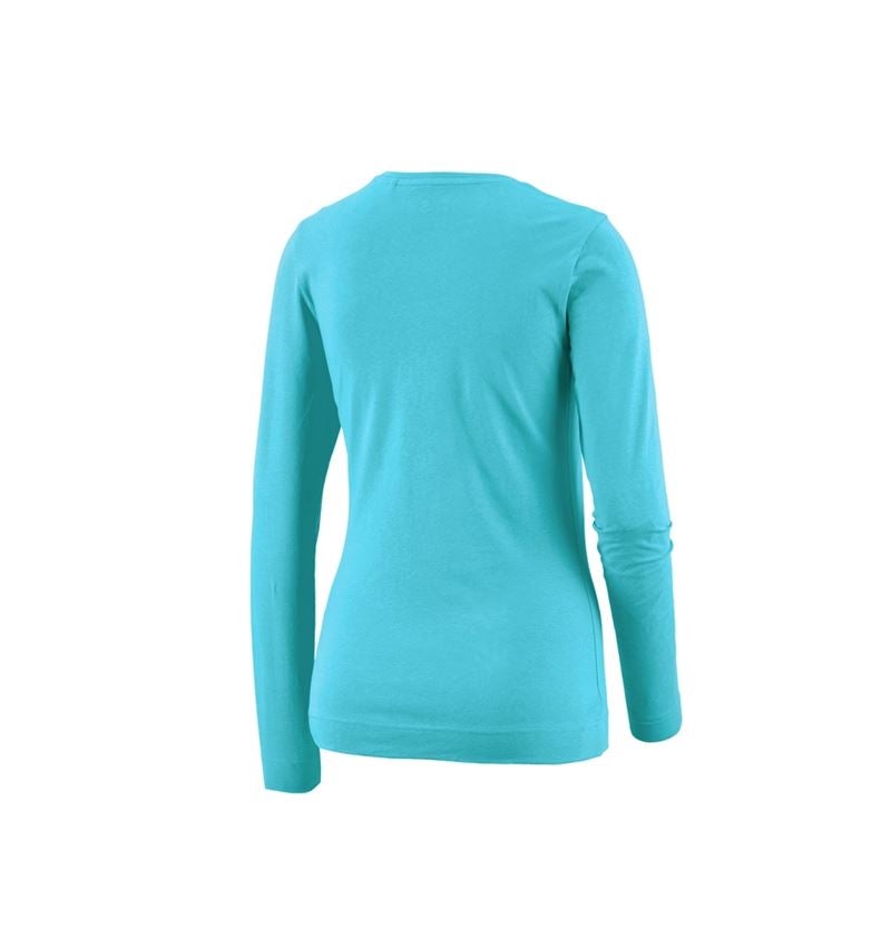 Témata: e.s. triko s dlouhým rukávem cotton stretch,dámské + modrá capri 1
