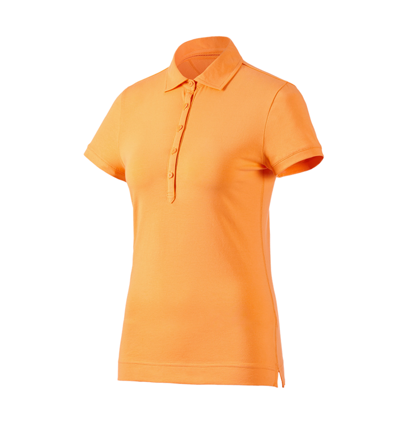Trička | Svetry | Košile: e.s. Polo-Tričko cotton stretch, dámské + světle oranžová 3