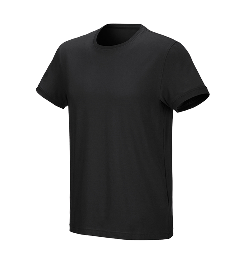 Trička, svetry & košile: e.s. Tričko cotton stretch + černá 5