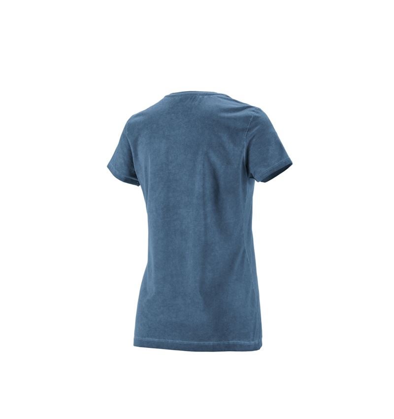 Trička | Svetry | Košile: e.s. Tričko vintage cotton stretch, dámská + antická modrá vintage 4