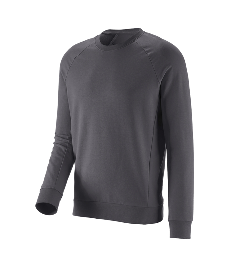 Trička, svetry & košile: e.s. Mikina cotton stretch + antracit 2