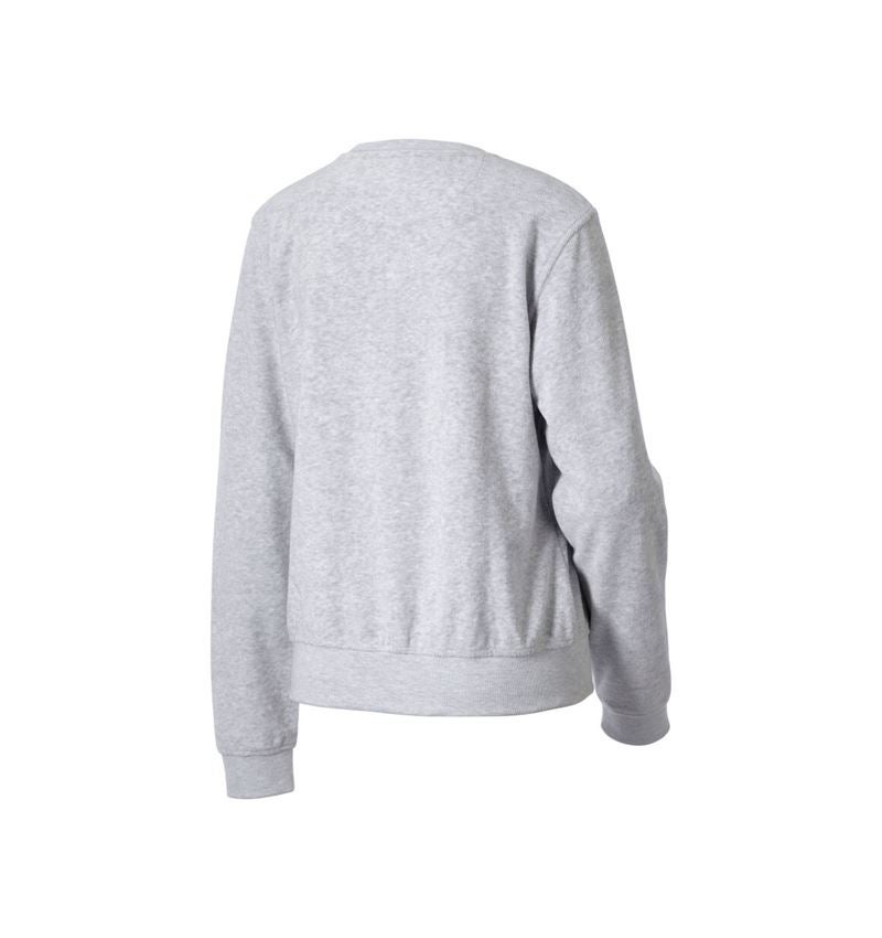 Trička | Svetry | Košile: e.s. Mikina Terry, dámská + šedý melír 3