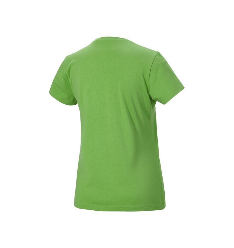 Trička | Svetry | Košile: Tričko e.s.e:pic, dámská + mořská zelená/kaštan 2